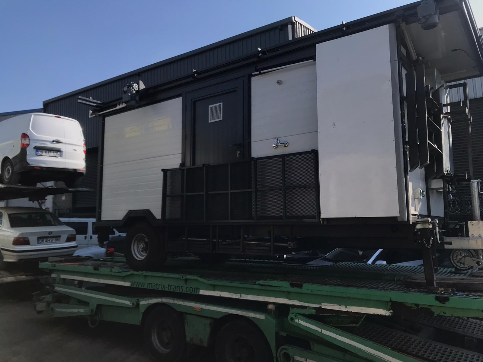 Mobil mandıra - yan panel detay